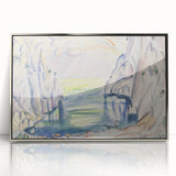 Modern Cove Art - Contemporary Abstract Seascape Wall Decor