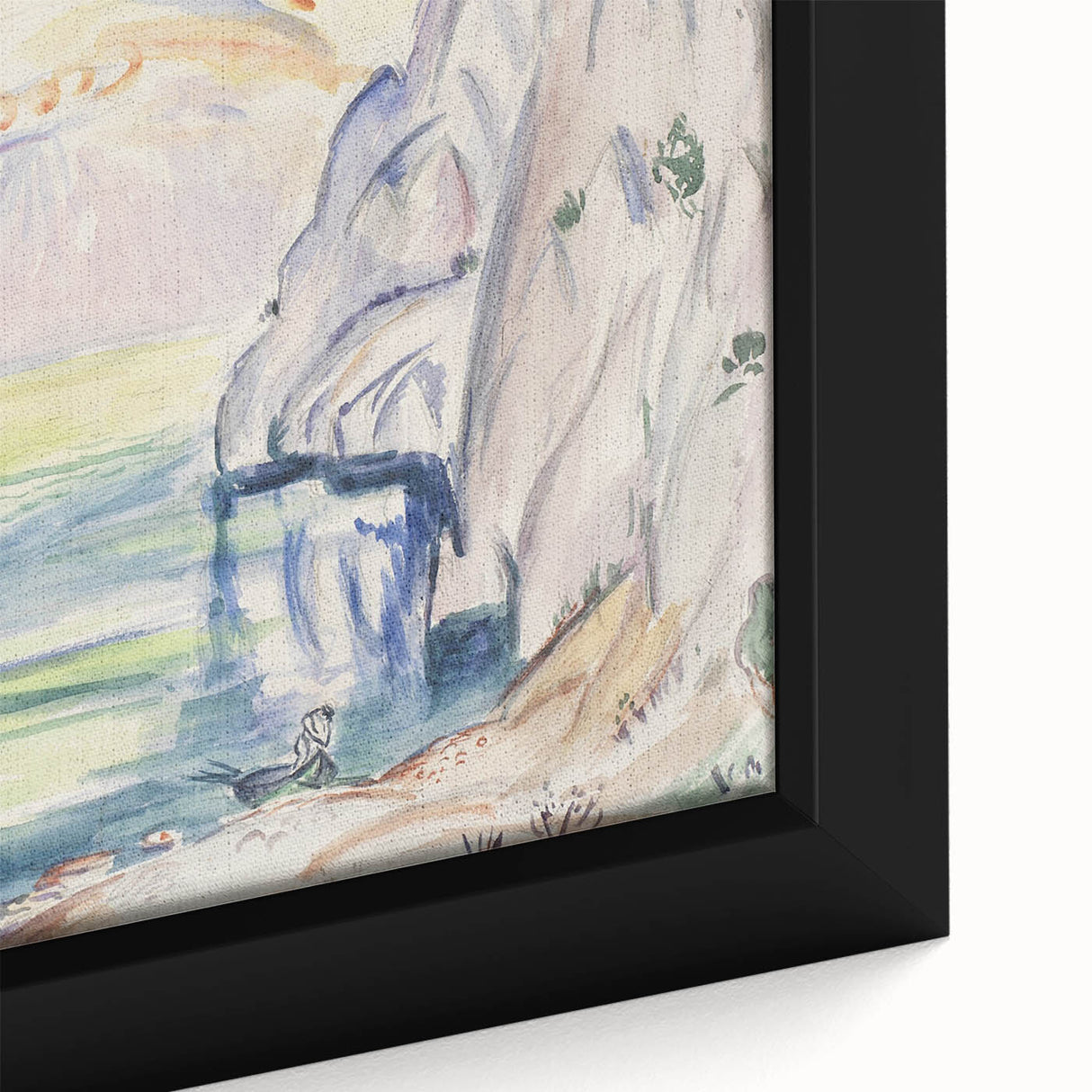 Modern Cove Art - Contemporary Abstract Seascape Wall Decor