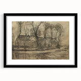 Modern Farm Landscape - Contemporary Minimalist Wall Art