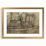 Modern Farm Landscape - Contemporary Minimalist Wall Art