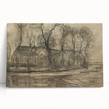 Modern Farm Landscape - Contemporary Minimalist Wall Art