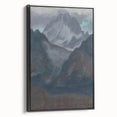 Modern Wall Art - Abstract Mountain Landscape in Contemporary Style