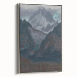 Modern Wall Art - Abstract Mountain Landscape in Contemporary Style
