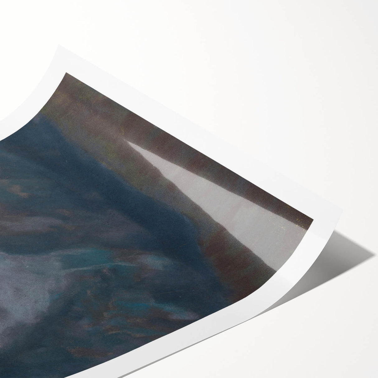 Modern Wall Art - Abstract Mountain Landscape in Contemporary Style