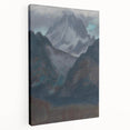 Modern Wall Art - Abstract Mountain Landscape in Contemporary Style