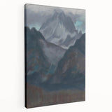 Modern Wall Art - Abstract Mountain Landscape in Contemporary Style