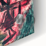 Modern Wall Art - Abstract Fire Clown in Vibrant Contemporary Style