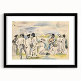 Modern Figurative Art - Abstract Group Scene Wall Decor