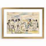 Modern Figurative Art - Abstract Group Scene Wall Decor