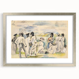 Modern Figurative Art - Abstract Group Scene Wall Decor