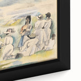 Modern Figurative Art - Abstract Group Scene Wall Decor