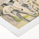 Modern Figurative Art - Abstract Group Scene Wall Decor