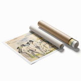 Modern Figurative Art - Abstract Group Scene Wall Decor