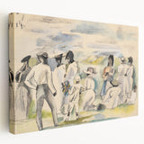 Modern Figurative Art - Abstract Group Scene Wall Decor