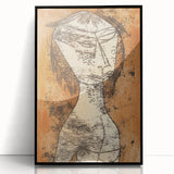 Modern Wall Art - Abstract Inner Light Portrait in Contemporary Style