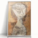 Modern Wall Art - Abstract Inner Light Portrait in Contemporary Style