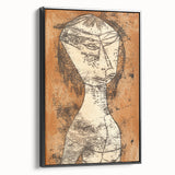 Modern Wall Art - Abstract Inner Light Portrait in Contemporary Style