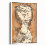 Modern Wall Art - Abstract Inner Light Portrait in Contemporary Style