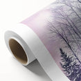 Winter Forest Office Wall Art – Elegant Snowy Landscape Décor
