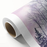 Winter Forest Office Wall Art – Elegant Snowy Landscape Décor
