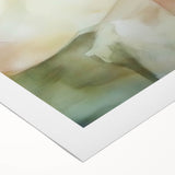 Abstract figurative rolled canvas artwork showcasing vibrant colors and dynamic shapes, perfect for modern home decor. Packaged in a protective cardboard tube.