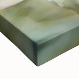 Close-up view of an abstract figurative stretched canvas artwork showcasing vibrant colors and intricate patterns, perfect for modern home decor or art enthusiasts.