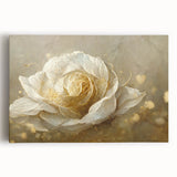 Vibrant abstract floral wall art on stretched canvas, showcasing bold colors and intricate designs, perfect for modern home decor or art enthusiasts.