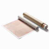 Abstract landscape wall art print showcasing vibrant colors and fluid shapes, rolled and securely packaged for easy transport and display. Perfect for modern decor.