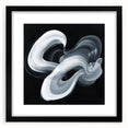 Minimalist Abstract Wall Art – Monochrome Motion Swirl