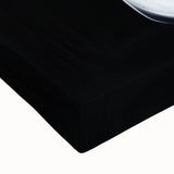 Minimalist Abstract Wall Art – Monochrome Motion Swirl