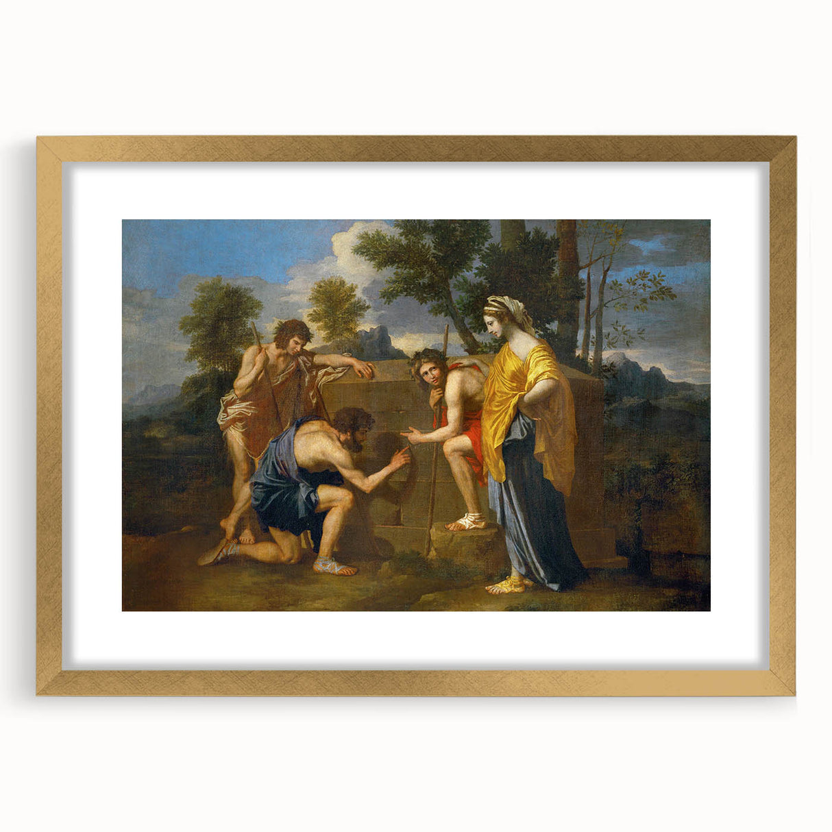Antique Art Print for Classic Historical Decor