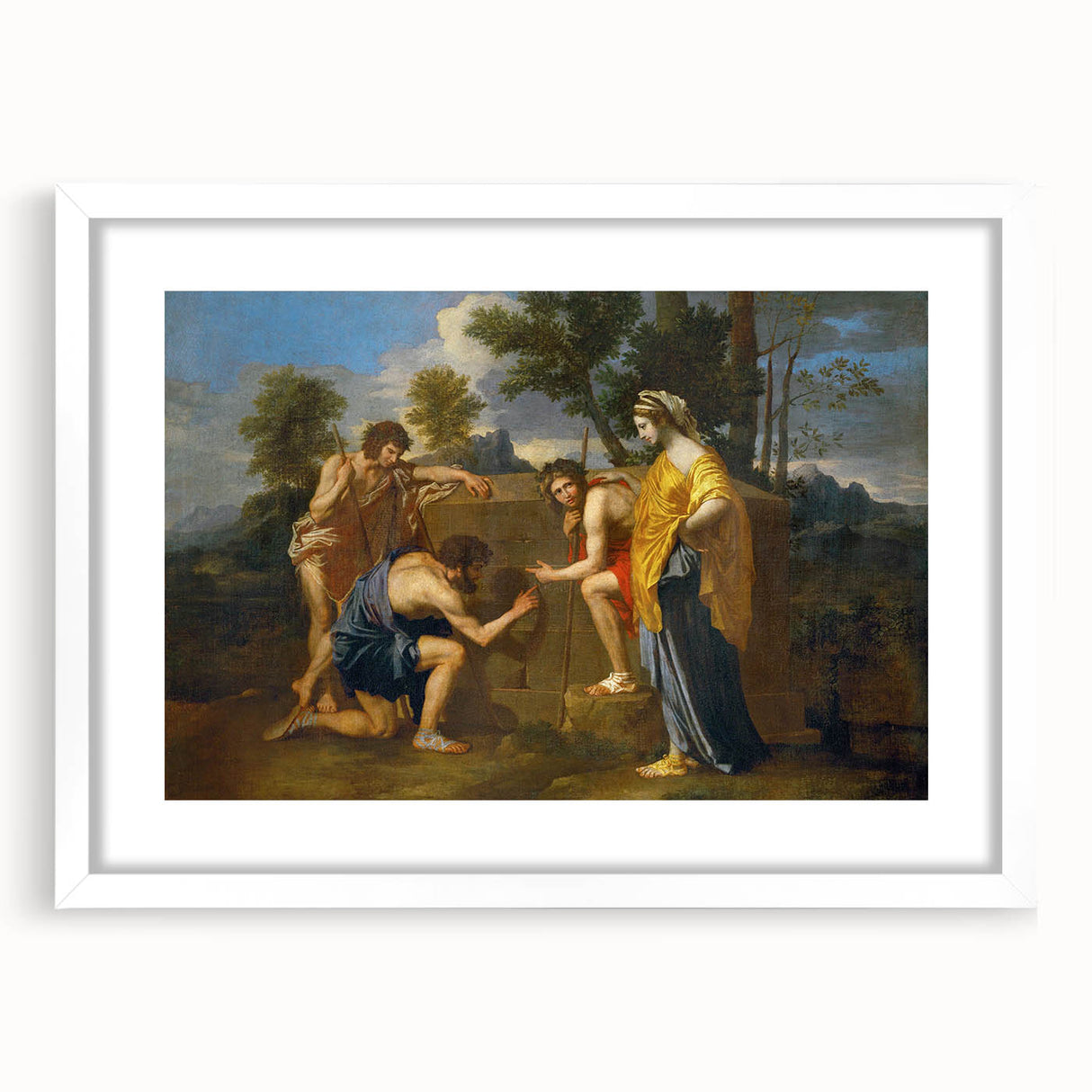 Antique Art Print for Classic Historical Decor