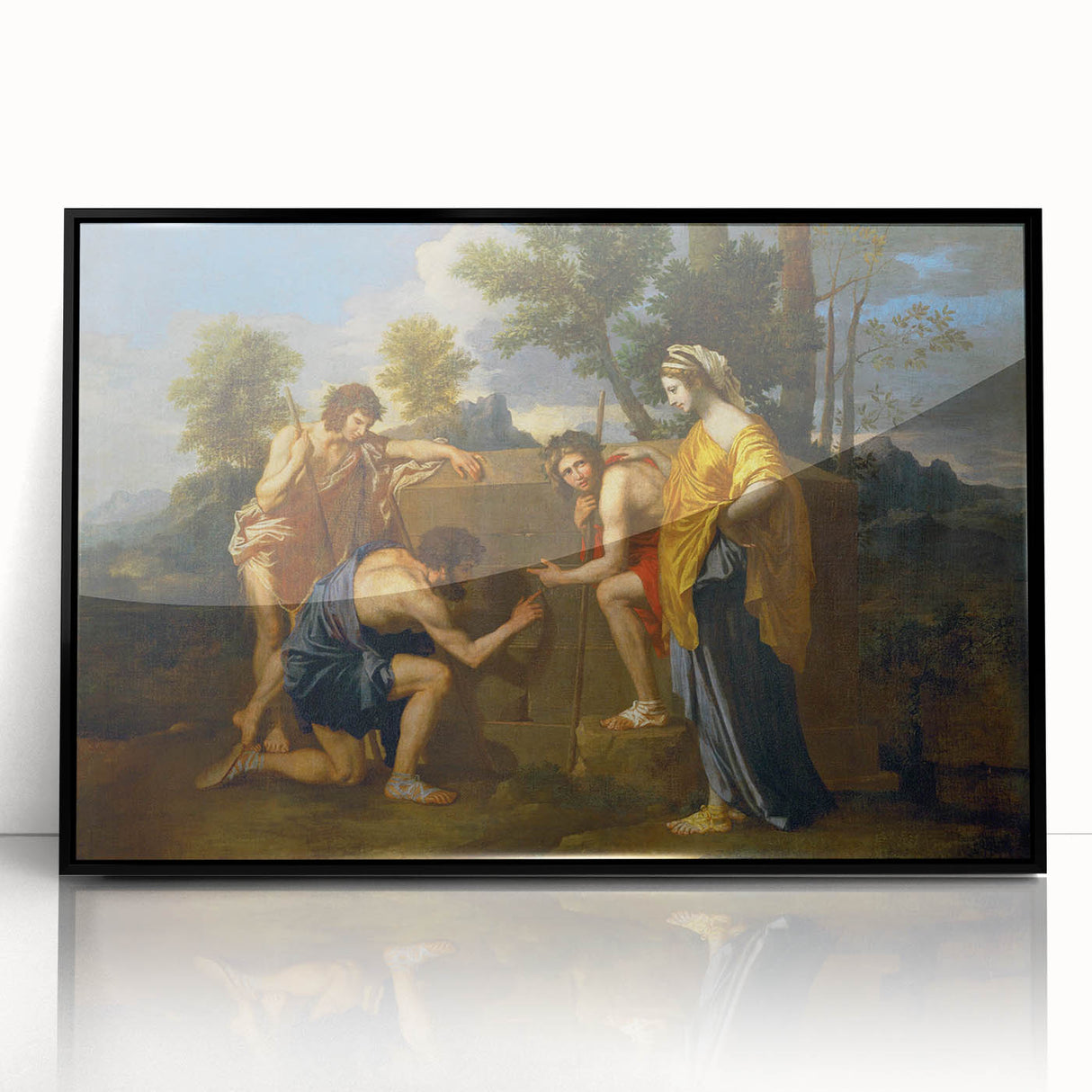 Antique Art Print for Classic Historical Decor