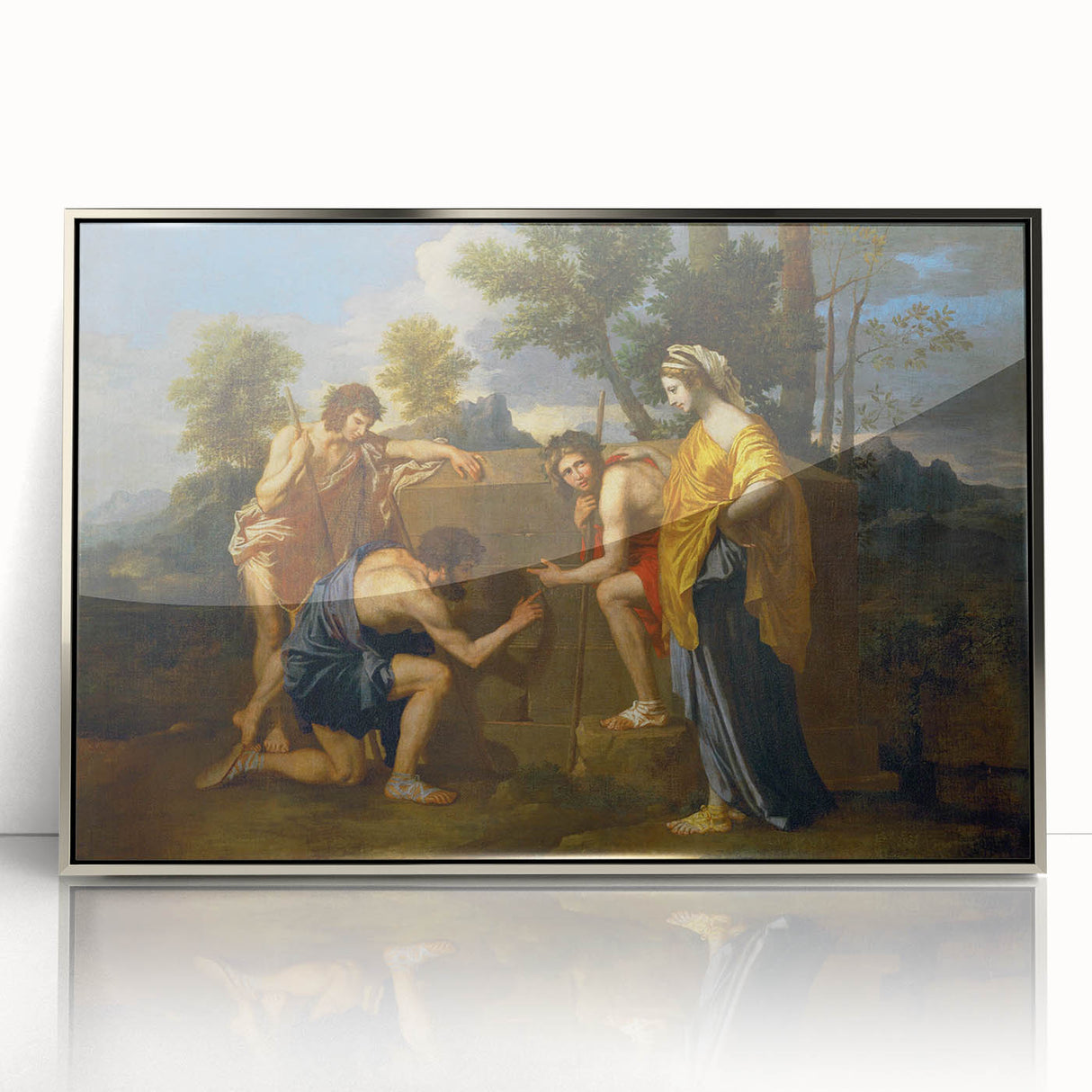 Antique Art Print for Classic Historical Decor