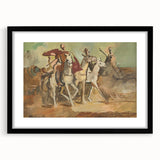 Expressionist Horse Riders Painting | Modern Abstract Expressionism