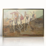 Expressionist Horse Riders Painting | Modern Abstract Expressionism