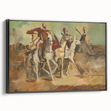 Expressionist Horse Riders Painting | Modern Abstract Expressionism