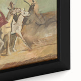 Expressionist Horse Riders Painting | Modern Abstract Expressionism