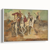 Expressionist Horse Riders Painting | Modern Abstract Expressionism