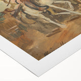 Expressionist Horse Riders Painting | Modern Abstract Expressionism