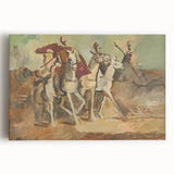 Expressionist Horse Riders Painting | Modern Abstract Expressionism