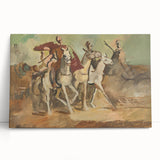 Expressionist Horse Riders Painting | Modern Abstract Expressionism