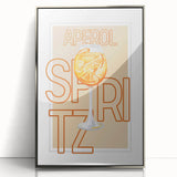 Large art print of assorted fruits in vibrant colors on a silver-framed acrylic, suitable for modern kitchen decor.