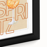 Extra large black wall art featuring colorful, textured food and drink motifs on framed canvas, ideal for living room decor.