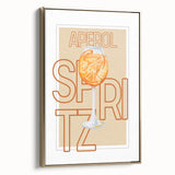 Framed canvas featuring a vintage poster of a tranquil landscape painting in muted earth tones, ideal for bedroom wall art.