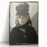 Berthe Morisot with a Bouquet - Impressionist Portrait by Manet