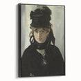 Berthe Morisot with a Bouquet - Impressionist Portrait by Manet
