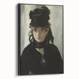 Berthe Morisot with a Bouquet - Impressionist Portrait by Manet
