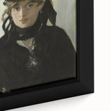 Berthe Morisot with a Bouquet - Impressionist Portrait by Manet