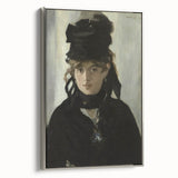 Berthe Morisot with a Bouquet - Impressionist Portrait by Manet